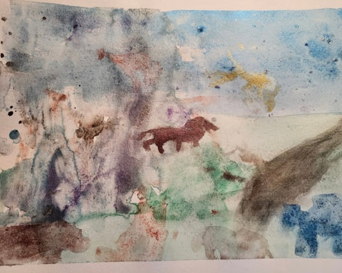 Using Sponge Stamps With Watercolor KIDS CORNER – with guest blogger Megan&nbsp;Harper