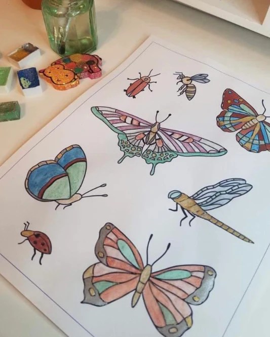 Painting in Coloring Books – from guest blogger Diana&nbsp;Perez